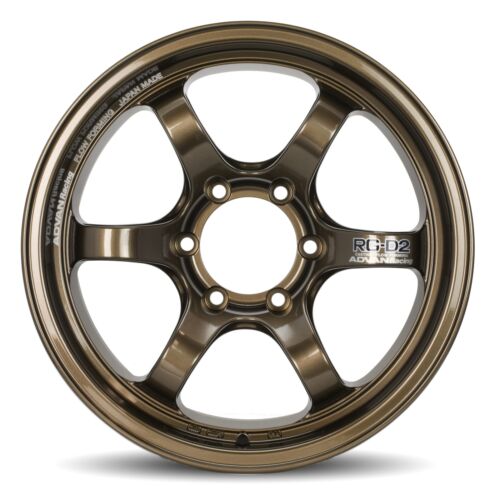 Advan RG-D2 17x8.5 -10mm 6x139.7 Racing Umber Bronze Metallic Wheel