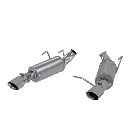 MBRP 2011 - 2014 Ford Mustang V6 3in. Dual Muffler Axle Back Split Rear Exhaust System AL - GUMOTORSPORT