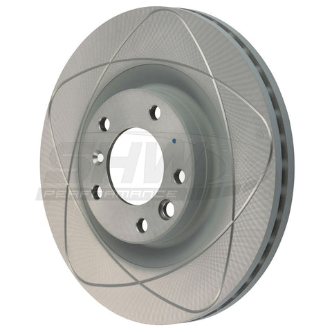 SHW 05-11 Mercedes-Benz G55 AMG 5.5L Front Slotted Monobloc Brake Rotor