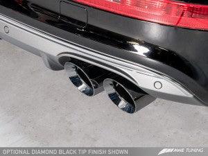 AWE Tuning Audi 8R SQ5 Touring Edition Exhaust - Quad Outlet Diamond Black Tips - GUMOTORSPORT