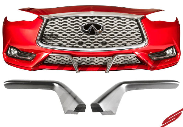 Stillen 2017-2021 Infiniti Q60 3.0t Front Winglets - KB11231