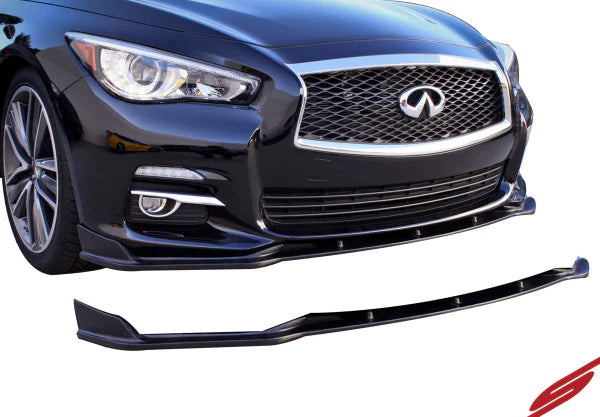 Stillen 2014-17 Infiniti Q50 Premium - Front Splitter [Matte Black] - KB11226