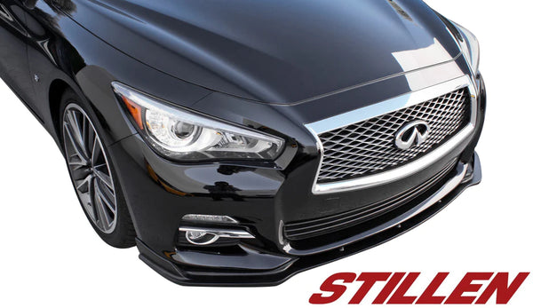 Stillen 2014-17 Infiniti Q50 Premium - Front Splitter [Matte Black] - KB11226