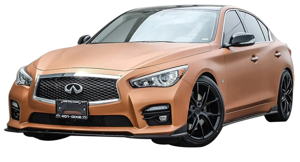 Stillen 2014-2017 Infiniti Q50 Side Skirts [Matte Black] - KB11228MB