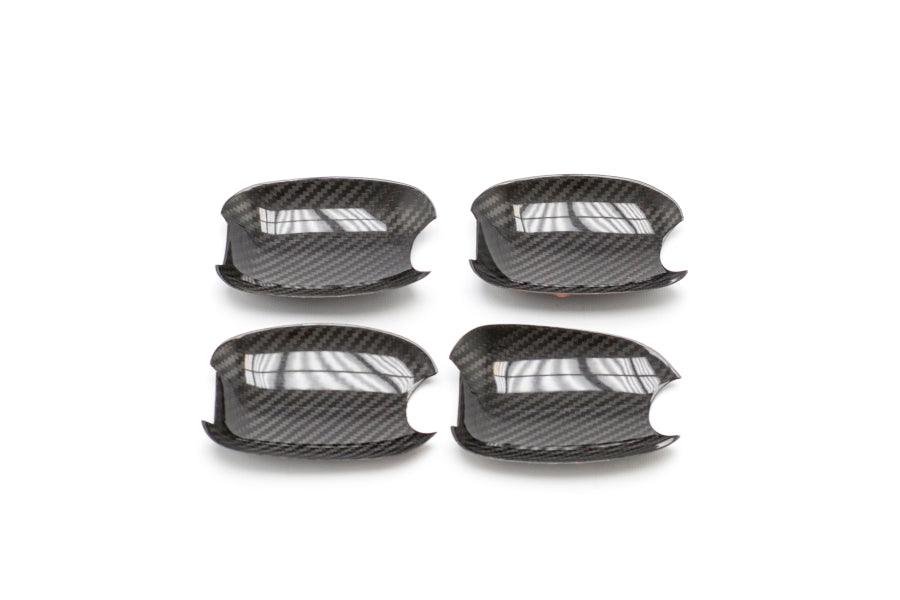 OLM S-line Dry Carbon Fiber Door Handle Inserts - Subaru WRX / STI 201 ...