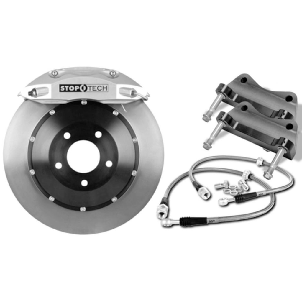 StopTech 2004 - 2012 Porsche Cayman BBK ( Big Brake Kit ) Front ST-60 Trophy Anodized Calipers 355x32 Slotted Rotors
