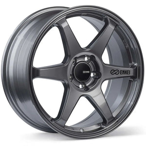 Enkei T6R 18x8.5 38mm Offset 5x114.3 Bolt Pattern 72.6 Bore Gloss Gunmetal Wheel