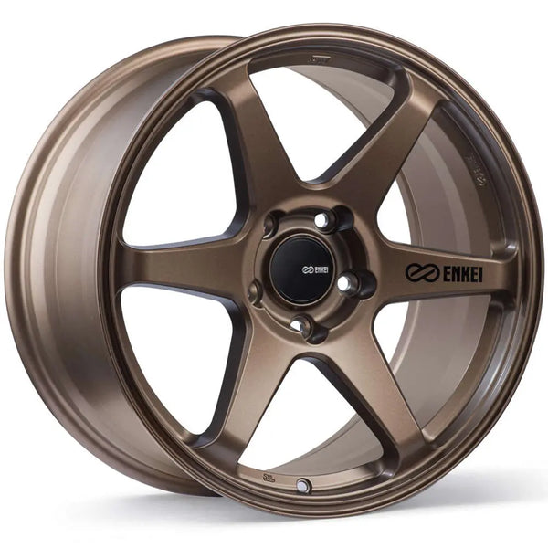 Enkei T6R 18x9.5 38mm Offset 5x114.3 Bolt Pattern 72.6 Bore Copper Wheel