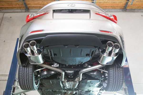 Revel Medallion Touring-S Catback Exhaust - Dual Muffler / Quad Tip / Rear Section  2015 - 2016 Lexus RC F / 2021 - 2023 IS 500