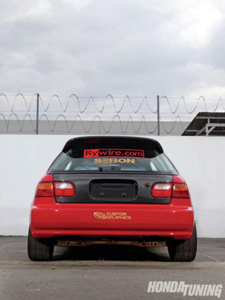 Seibon 1992 - 1995 Honda Civic HB OEM Carbon Fiber Trunk Lid - GUMOTORSPORT