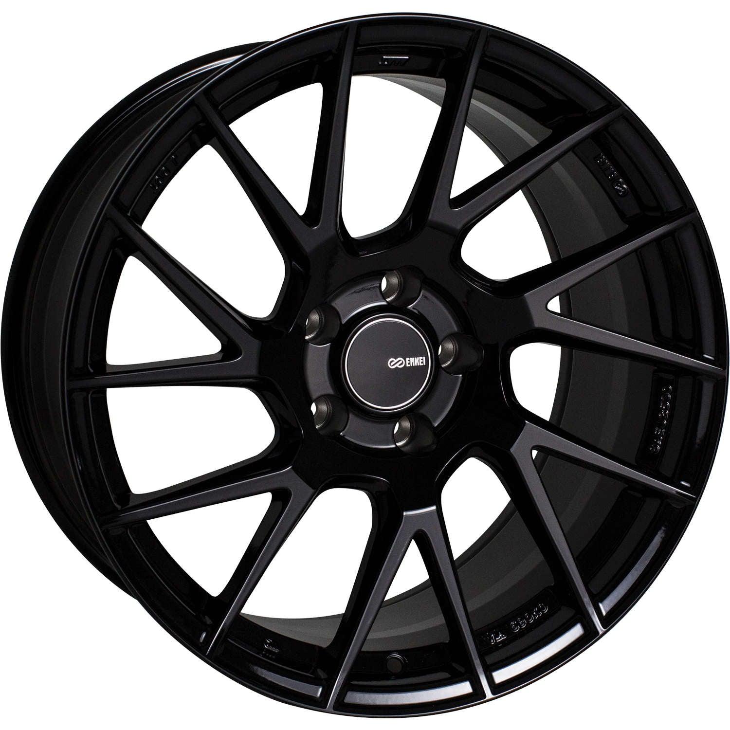 Enkei TM7 18x8.0 5x114.3 45mm Offset 72.60 Bore Gloss Black Wheel - GUMOTORSPORT