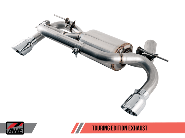 AWE Tuning BMW F22 M235i / M240i Touring Edition Axle-Back Exhaust - Diamond Black Tips (102mm) - GUMOTORSPORT