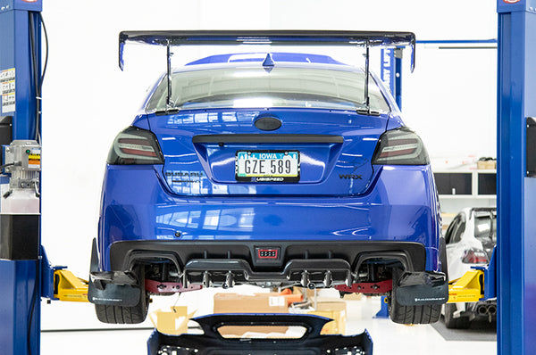 OLM A1 Style Carbon Fiber Rear Diffuser - 2015+ WRX / STI