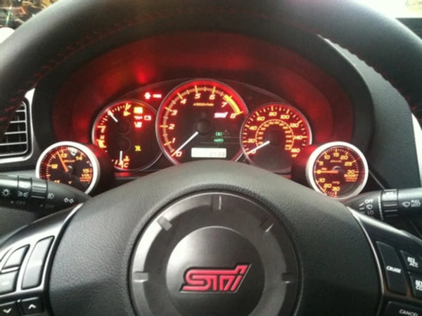 SMY ClusterMaker Dual Gauge Pod 52mm - Subaru WRX/STI 2008-2014 / Forester XT 2009-2013 - GUMOTORSPORT