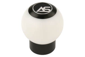 AutoStyled Shift Knob Black w/ White Delrin Center - Ford Focus RS 2016+ / Ford Focus ST 2013+ / Ford Fiesta ST 2014+ - GUMOTORSPORT