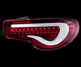 Valenti Jewel V3 REVO Tail Lights w/ Clear Lens Red Chrome Housing Scion FRS Subaru BRZ Toyota 86 - GUMOTORSPORT