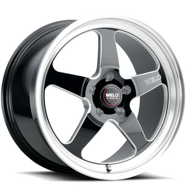 Weld S104 20x9.5 Ventura 5x135 ET13 BS5.75 Gloss BLK MIL DIA 87.1 - GUMOTORSPORT