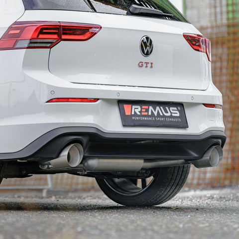 Remus Golf MK8 VIII GTI Sport Cat Back Exhaust (Tail Pipe Set Required) - GUMOTORSPORT