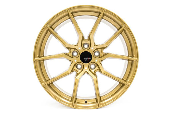 Option Lab Wheels R716 18x9.5 +35 5x100 Top Secret Gold - GUMOTORSPORT