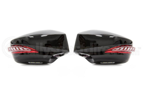 OLM Sequential Turn Signal Mirrors D4S Crystal Black Silica / Raven - Scion FR-S 2013-2016 / Subaru BRZ 2013+ / Toyota 86 2017 - GUMOTORSPORT