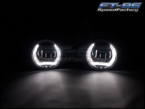 OLM Corona Ring DRL LED Fog Lights - Subaru Models (inc. 2015-2019 WRX / STI) - GUMOTORSPORT