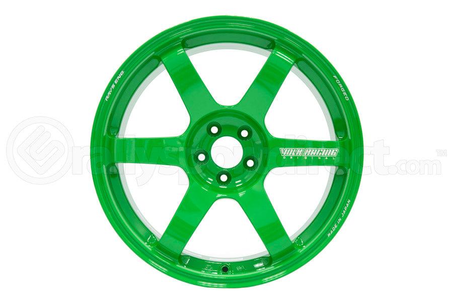 Volk TE37 SAGA 18x9.5 +43 5x100 Takata Green - GUMOTORSPORT