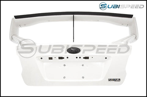 OLM JD Style Gurney Flap Gloss Black - Subaru STI 2015+ - GUMOTORSPORT