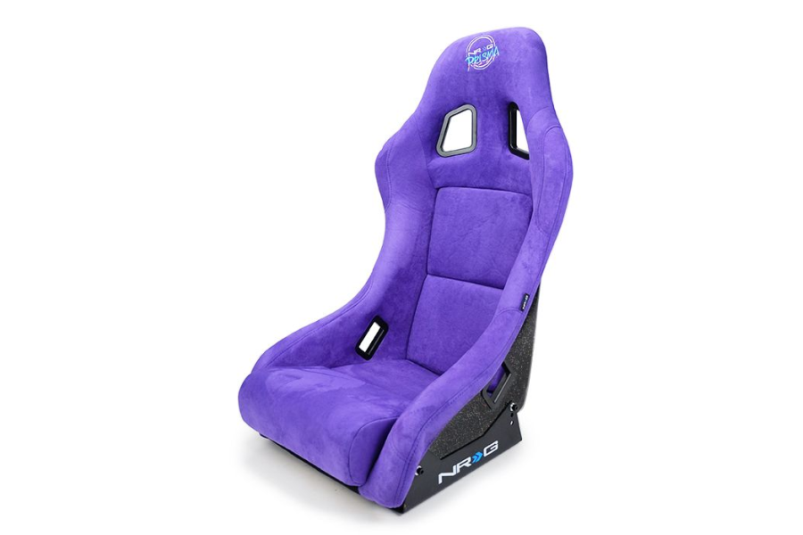 NRG Innovations FRP PRISMA Medium Competition Seat Vegan Alcantara Purple - Universal - GUMOTORSPORT