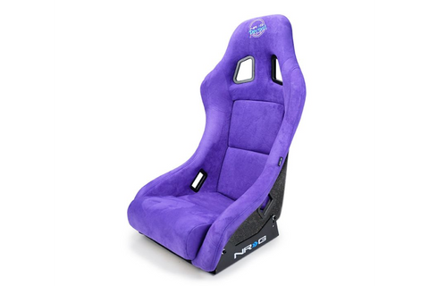 NRG Innovations FRP PRISMA Medium Competition Seat Vegan Alcantara Purple - Universal - GUMOTORSPORT