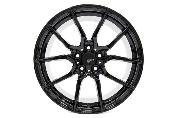 Option Lab Wheels R716 18x9.5 35 5x100 Gotham Black - GUMOTORSPORT