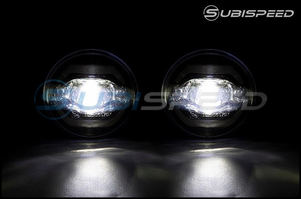 OLM Retical Style LED Fog Lights - Subaru Models (inc. 2015+ WRX / STI / 2013+ BRZ) - GUMOTORSPORT