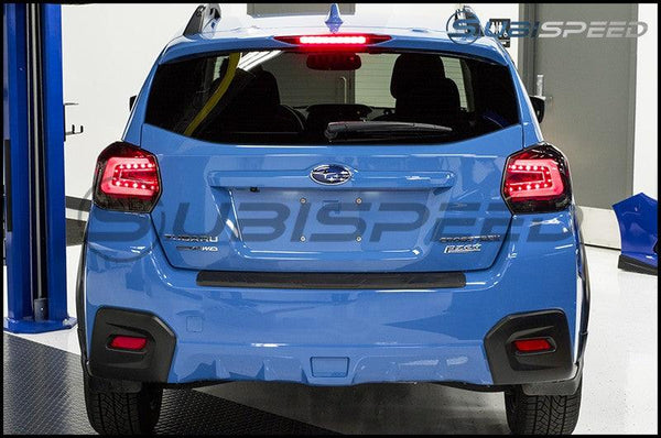 OLM USDM CS Style LED Tail Lights Dark Smoke - Subaru Crosstrek 2013 - 2017 - GUMOTORSPORT